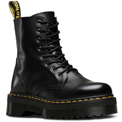 Dr Martens 1460 Jadon Black с Черным Мехом